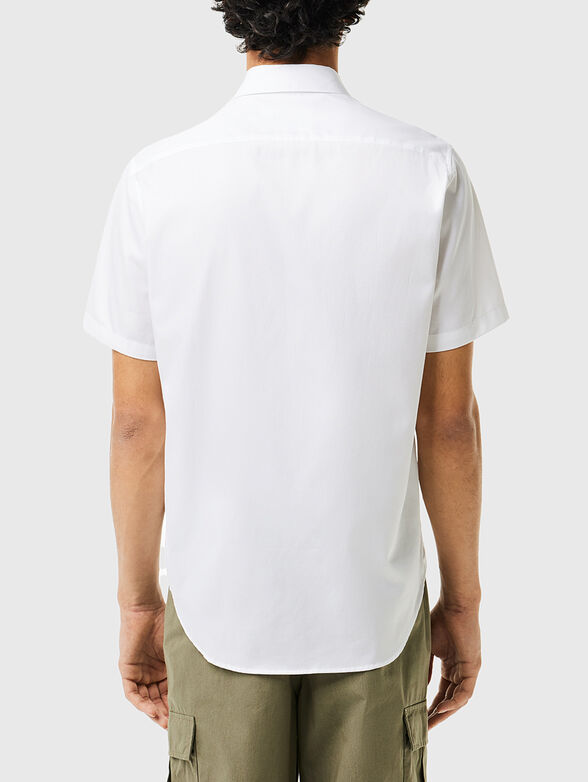 Short sleeve shirt in blue  - 3