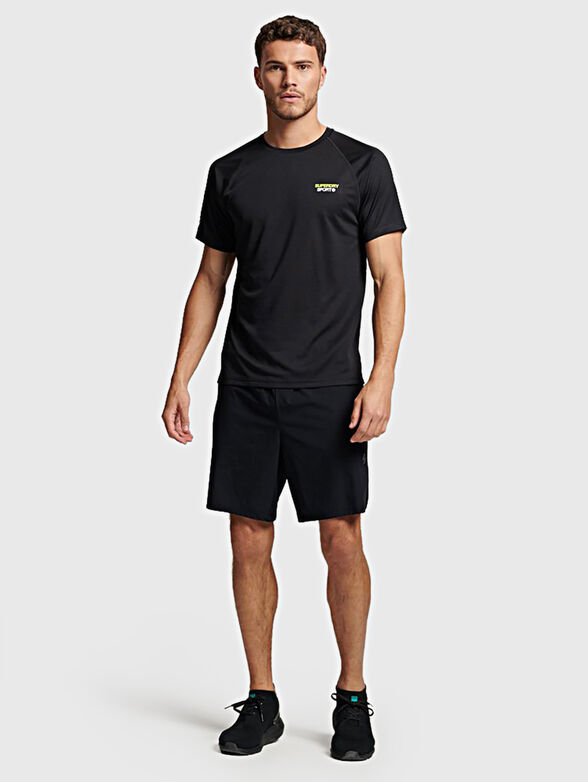 TRAIN ACTIVE black T-shirt - 2