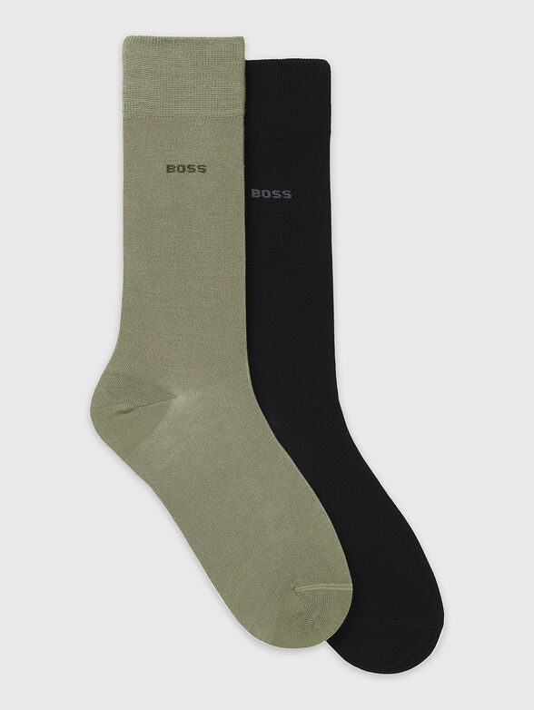 Set of two pairs of socks with logo - 1