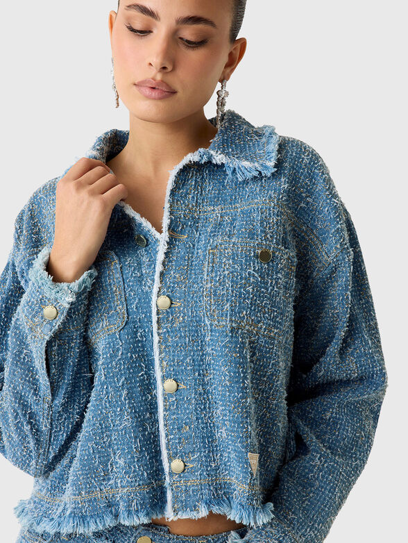 Denim tweed jacket - 4