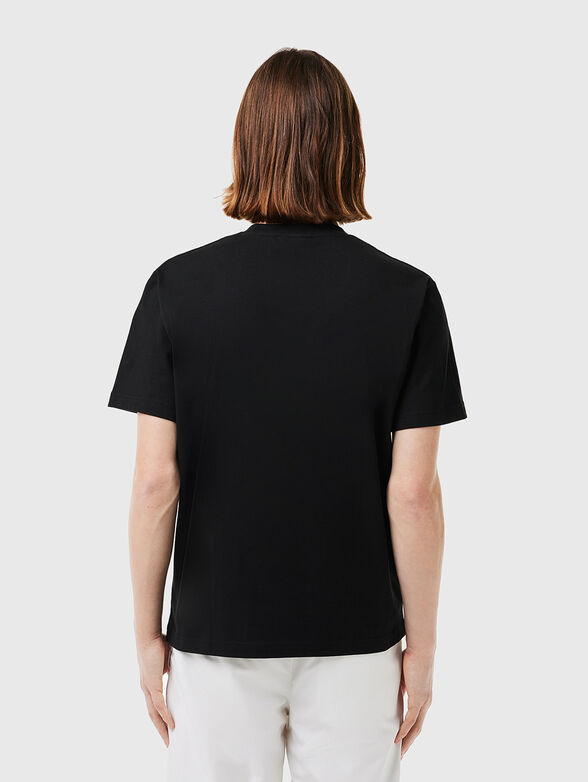 Beige cotton T-shirt  - 3