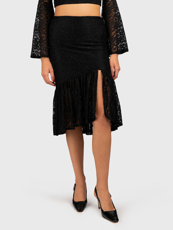 DOMINIQUE skirt with slit - 0