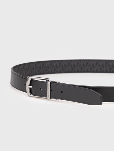 Leather belt and wallet set - 4