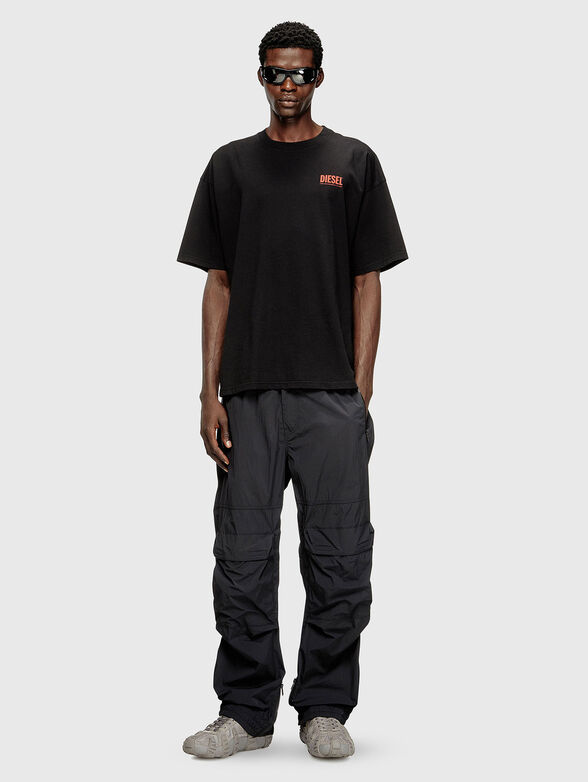 T-BOXT-BISK cotton T-shirt in black - 2