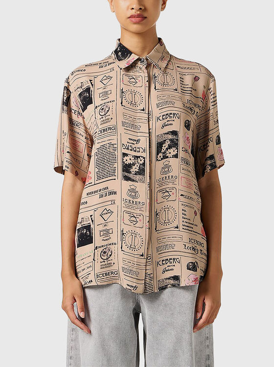 Short sleeve shirt with print - 1