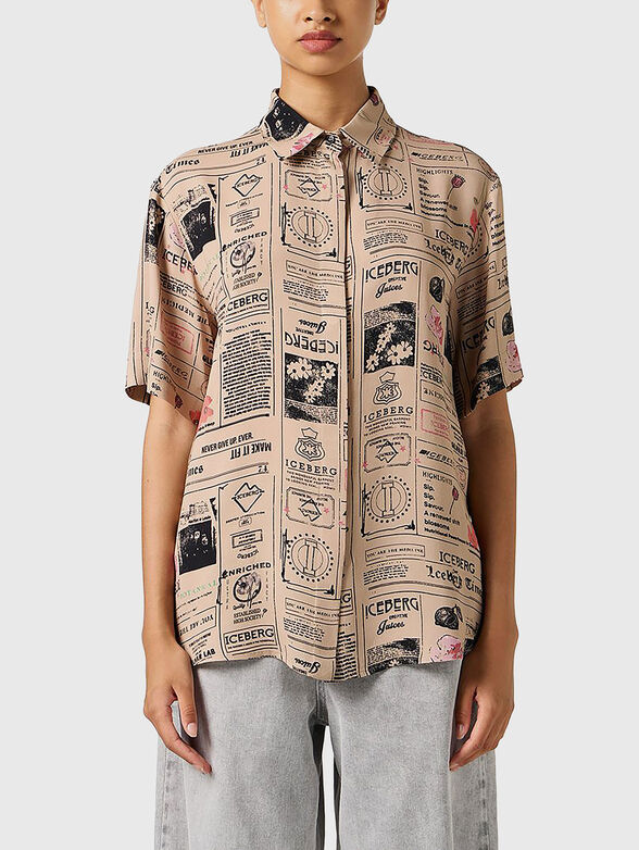 Short sleeve shirt with print - 1