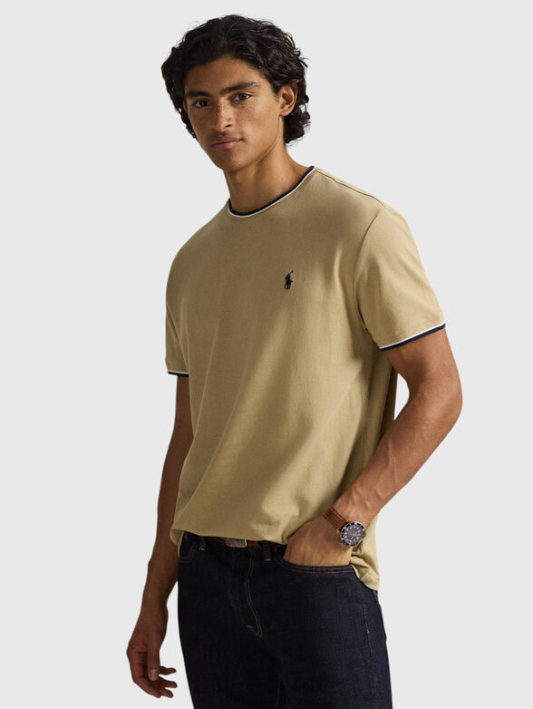 T-shirt with contrasting trim - 1