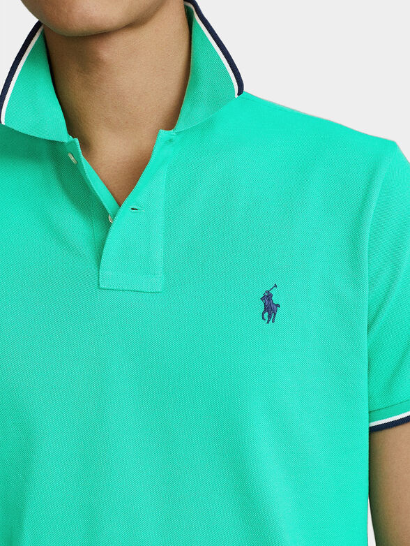 Polo shirt with logo embroidery - 4