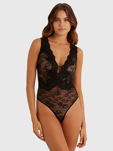 SHEER lace bodysuit  - 3