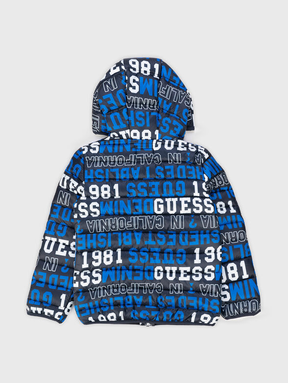 Jacket with contrasting print  - 1