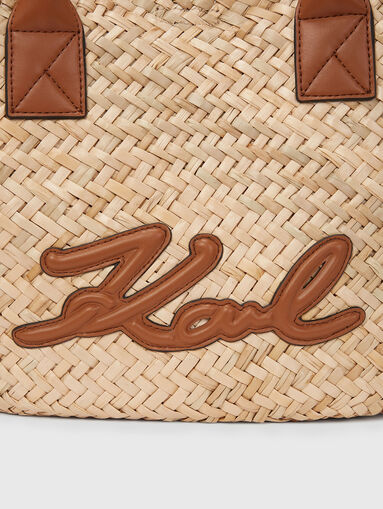 Knitted bag with logo detail - 4