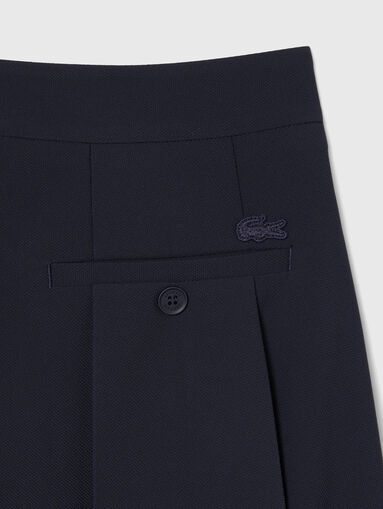 Pleated mini skirt - 4