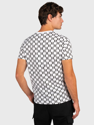 T-shirt with monogram logo print - 3