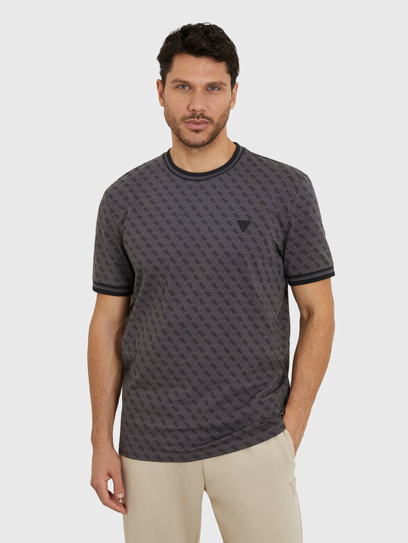 MARSHALL monogram logo print T-shirt  - 1