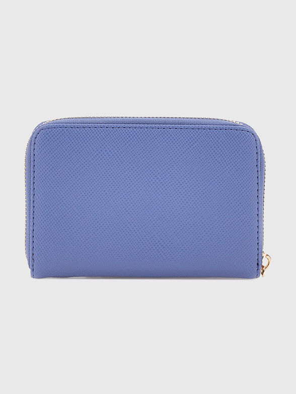 LAUREL beige  wallet with triangular logo accent - 2