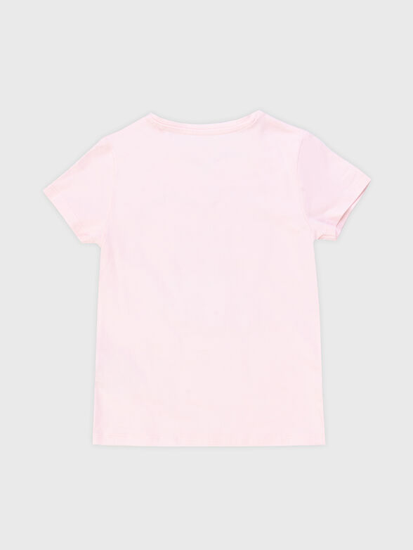 T-shirt with rhinestones and embroidery - 2