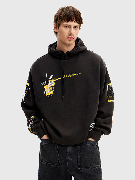 ANUAR sweatshirt with contrast print - 1