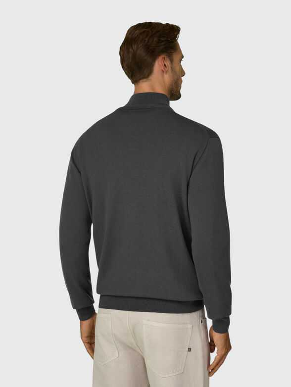 Wool zip jumper - 3