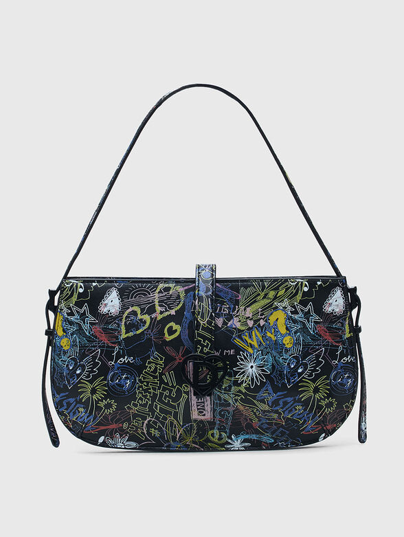 Bag with graffiti print - 1
