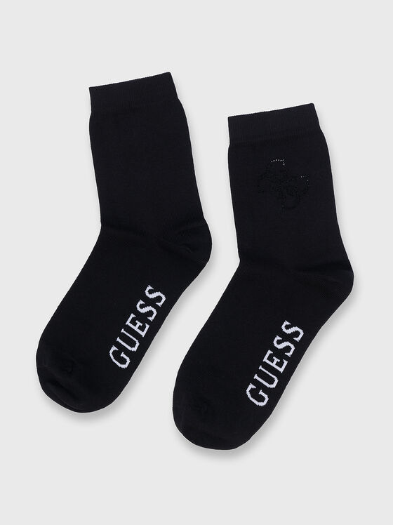 Чорапи с лого и кристали - 1