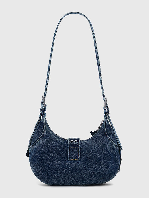 Denim bag with accent embroidery - 3