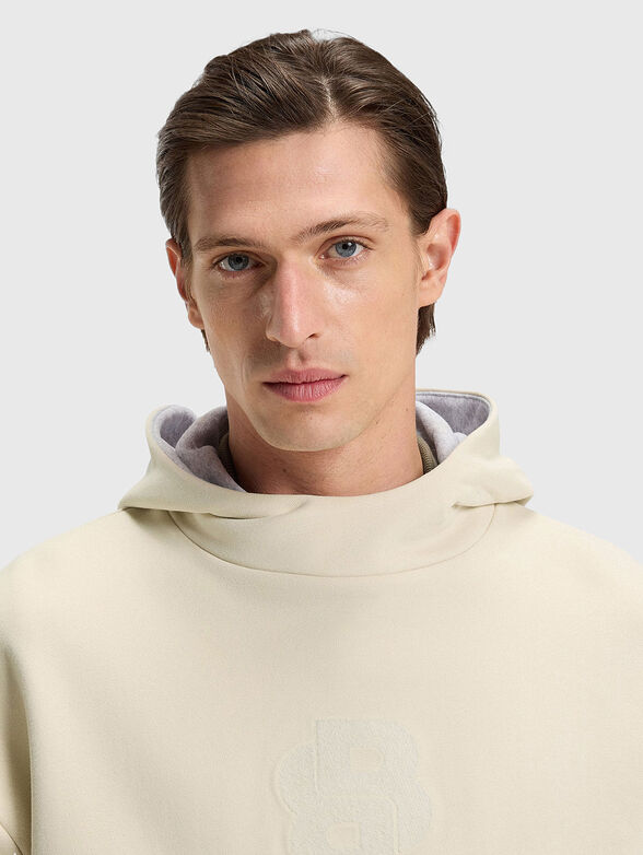 Cotton sweatshirt with hood - 4