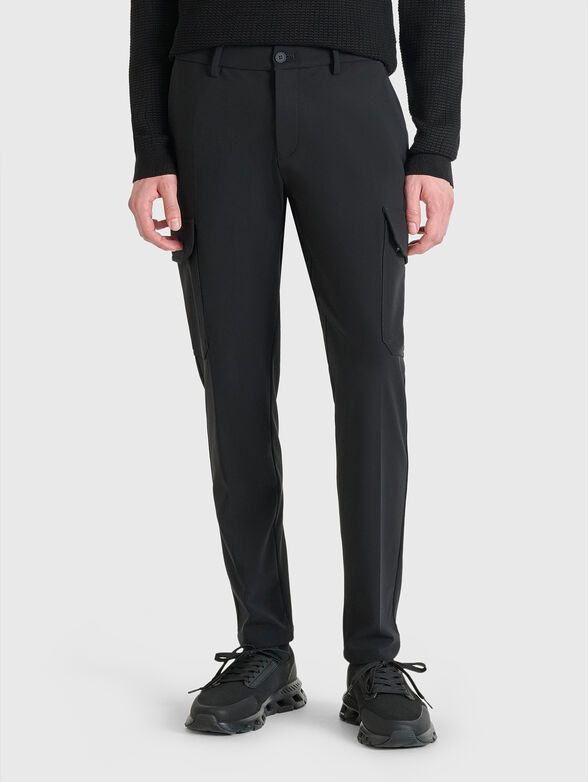 Slim cargo trousers - 1