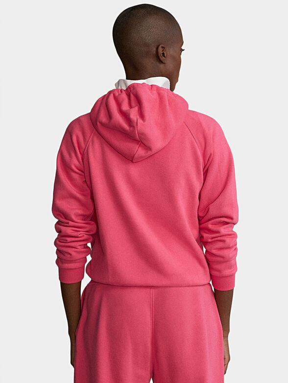 Pink hooded sweatshirt - 2