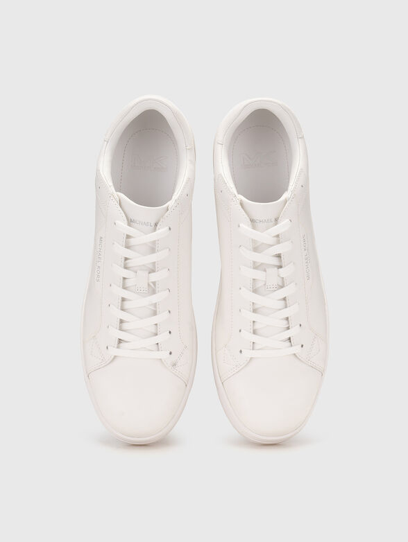 Спортни обувки от естествена кожа с лого - 6