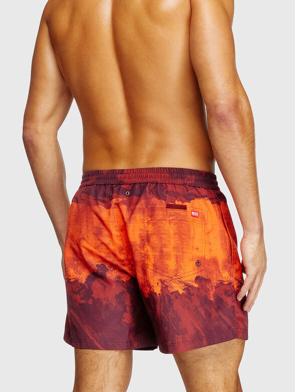 KEN-37-D beach shorts with logo print - 2