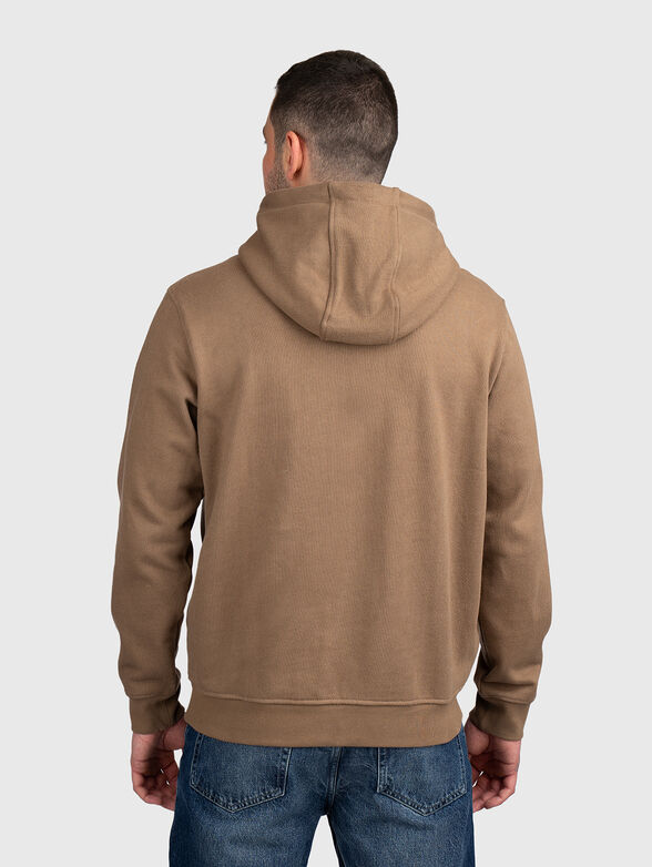 Hooded sweatshirt with a triangular logo - 3