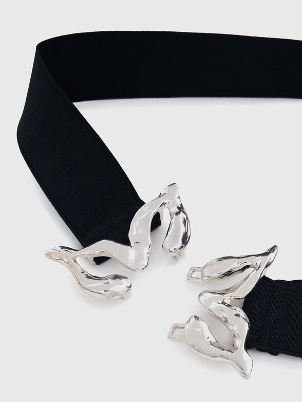 Elastic belt with butterfly buckle - 3