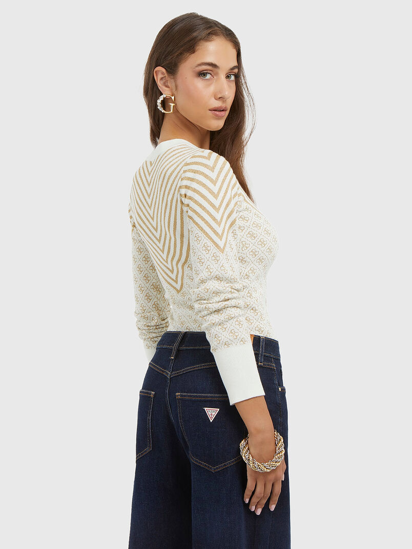 Sweater with monogram print - 3