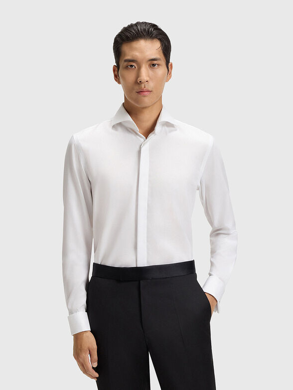 Long sleeve cotton shirt - 1