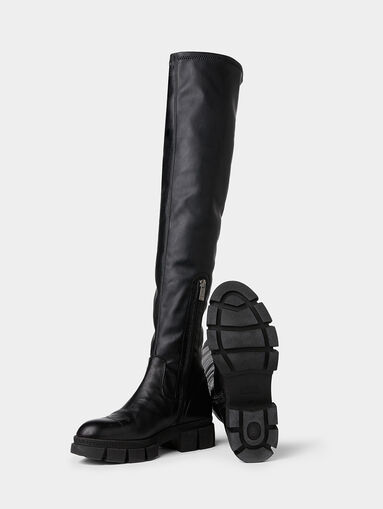 ARIA boots with side logo strap - 4