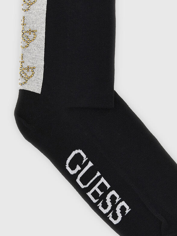 Black socks with 4G logo detail - 2
