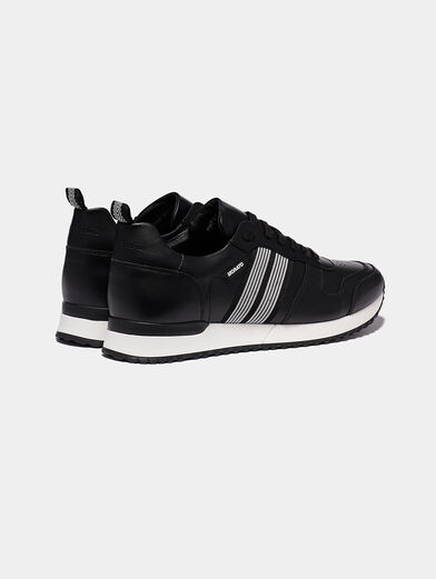 Black sneakers with contrasting band - 3