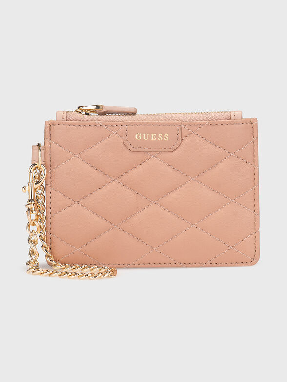 Cardholder with chain in black - 1