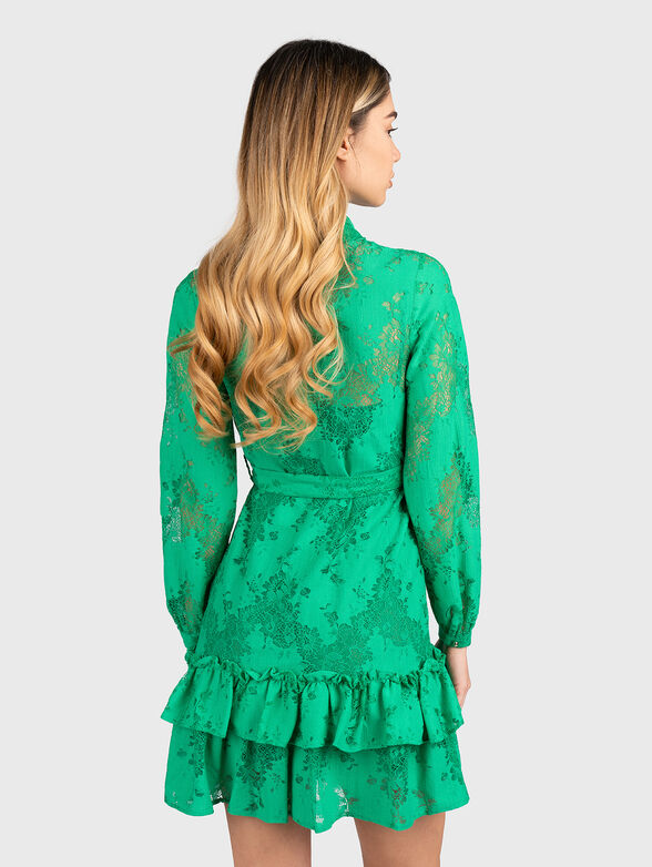 Black dress with lace accents - 2