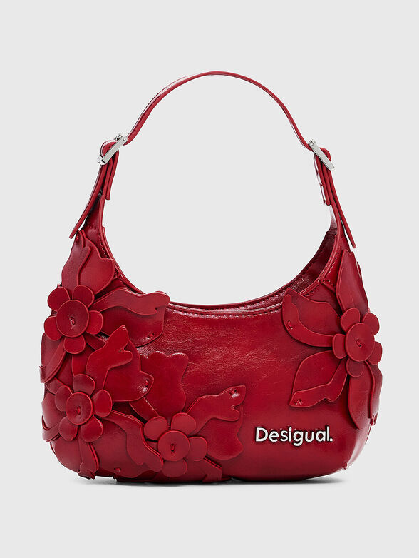 Bag with floral accents and logo - 1
