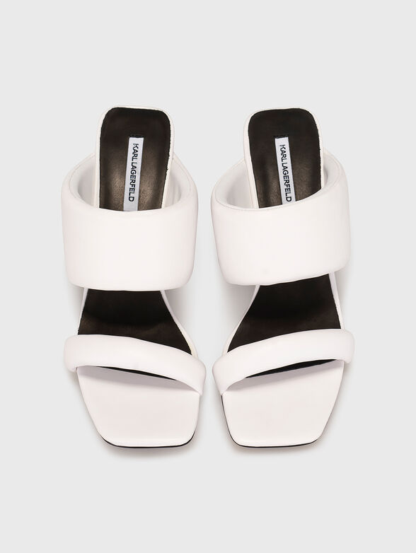 IKON black sandals with accented heels - 6
