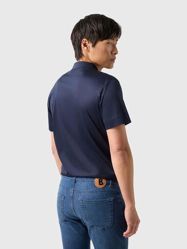Dark blue polo shirt - 3