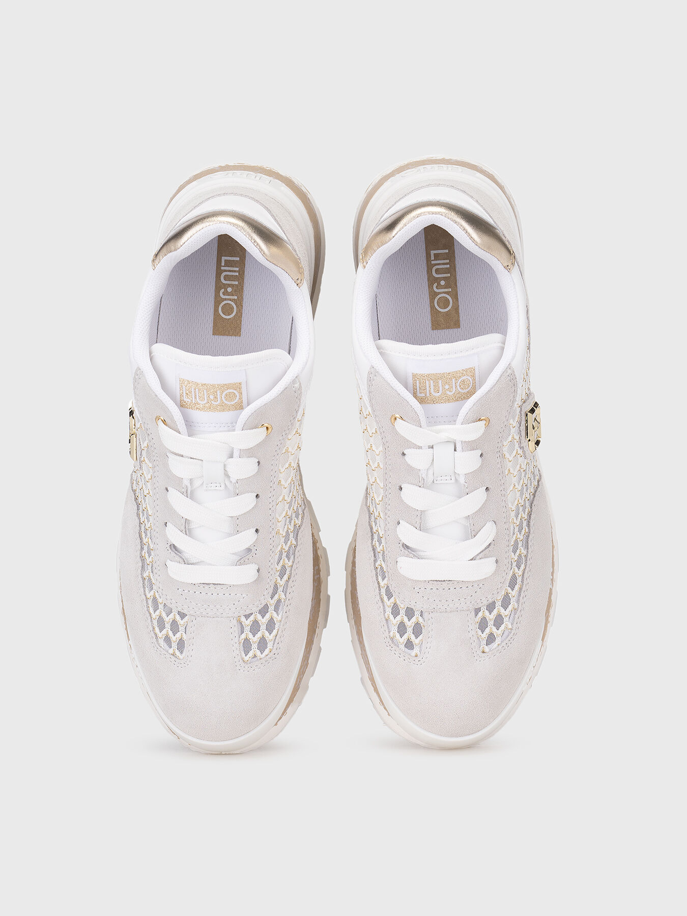 スニーカー LIU JO Men Sneakers White 7B5005PX474 S1090 8051138959748---