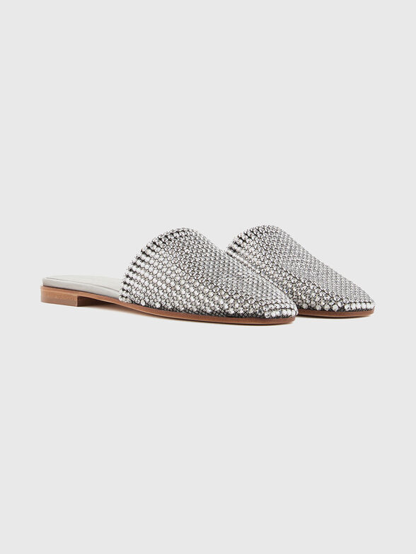 Slippers with rhinestones - 1