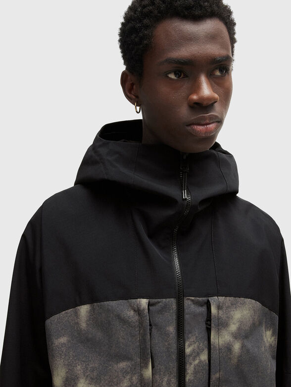 BOX jacket with hood and accent print - 4