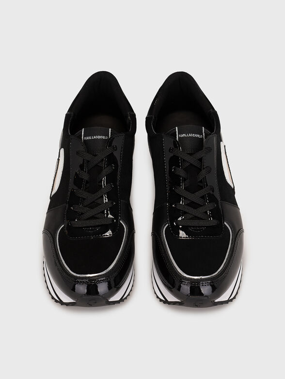 VELOCITA II black leather sneakers - 6