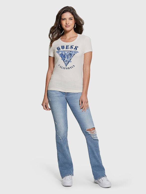 T-shirt with floral print - 2