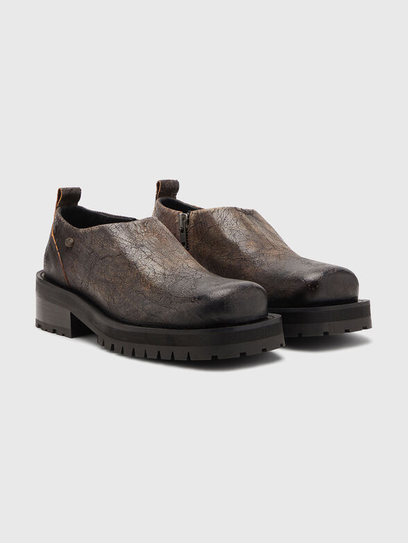 D-TEXAN CLOG leather shoes - 2