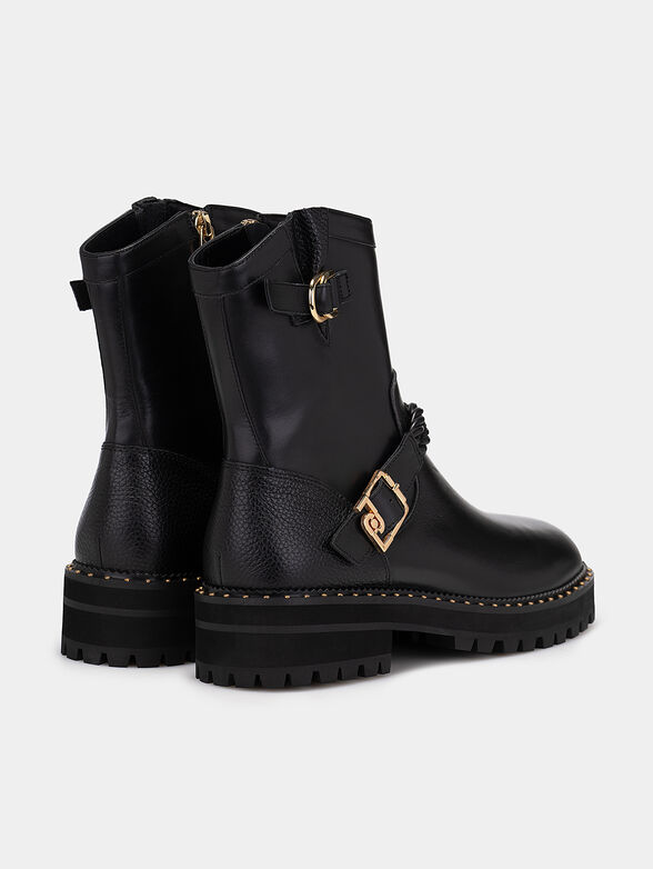 Ankle boots with logo buckle - 3