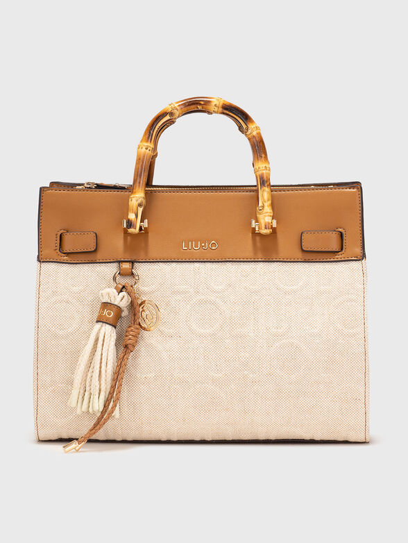 Bag with contrasting textures  - 1